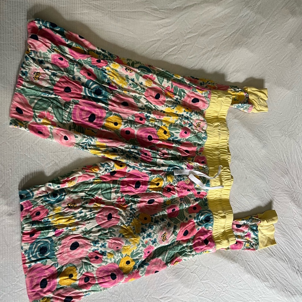 Little Sleepies Floral Pajama pants - Pink and Yellow
